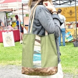 Old army bag for reuse